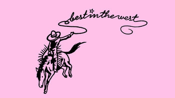 Best In The West Illustrated Tee- Malibu Blue