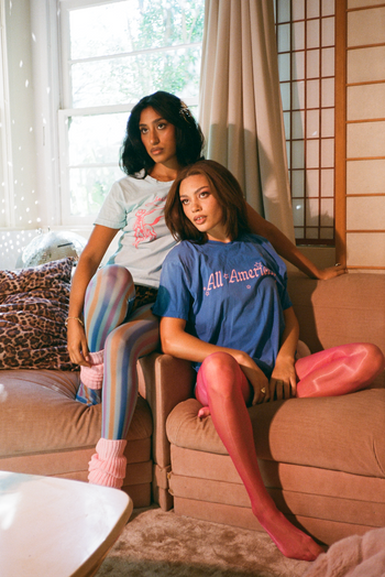 All American tee - Mulholland Blue